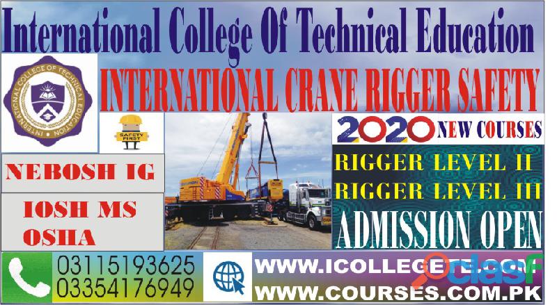 Qualified Rigger Level 1 Training course in rawalpindi pakistan 03115193625 3