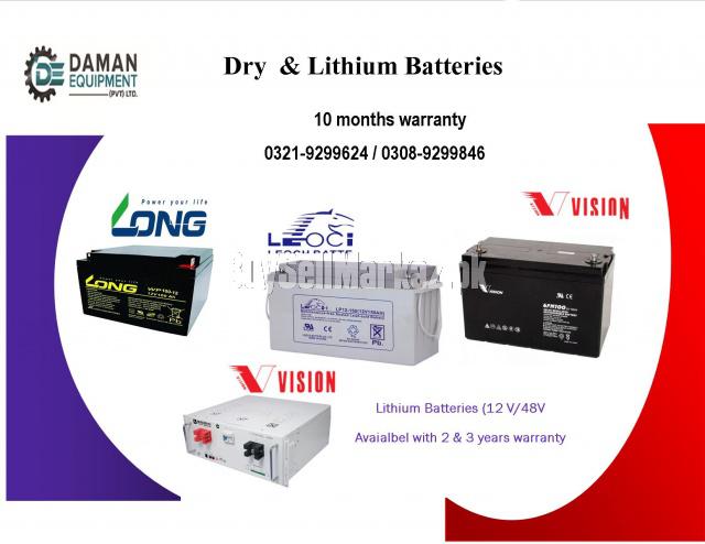 DRY BATTERY LONG 12V / 65AH