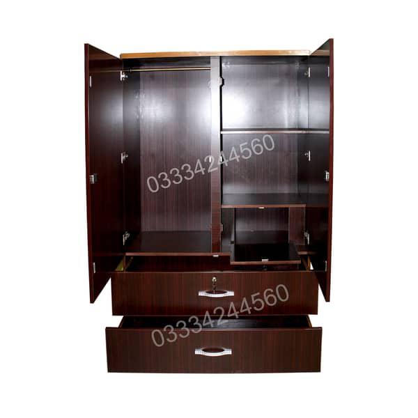 D13 wooden 6x4 feet two large drawer cupboard